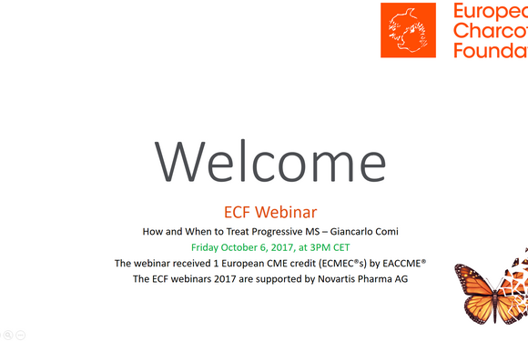20171006 Ecf Webinar Welcome